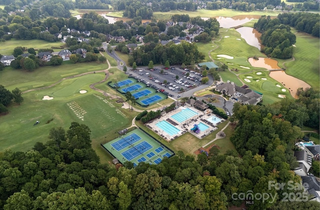 11917 Ulsten Ln, Huntersville, NC 28078 - aerial view of property and surrounding area with a golf club and a large body of water