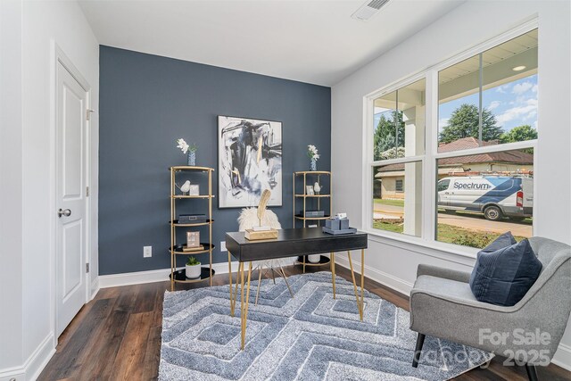 726 Lithia Inn Rd, Lincolnton, NC 28092 - office space featuring wood finished floors and baseboards