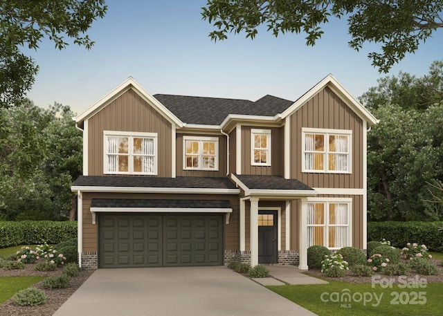 718 Lithia Inn Rd, Lincolnton, NC 28092 - view of front of property with an attached garage, driveway, and a shingled roof
