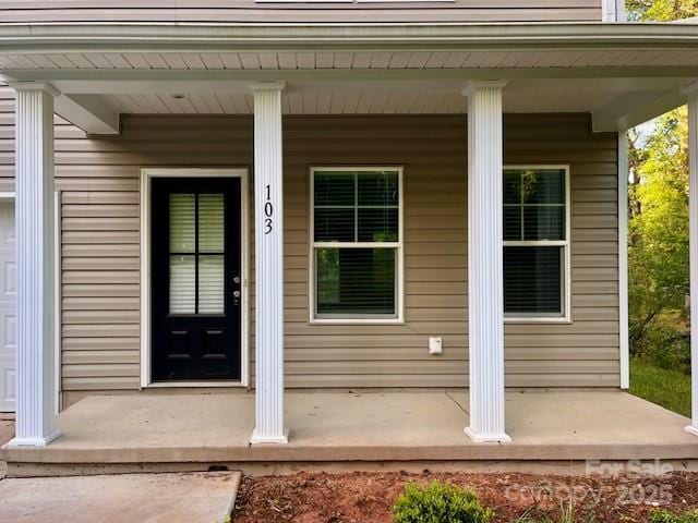 103 Higgins Ct, Morganton, NC 28655 - property entrance featuring covered porch