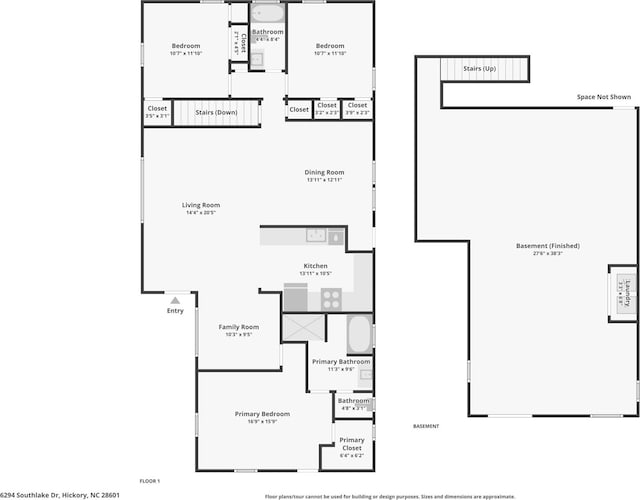 6294 Southlake Dr, Hickory, NC 28601 - property floor plan