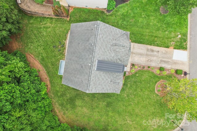 5021 Meadow Woods Dr, Lowell, NC 28098 - aerial view of property and surrounding area