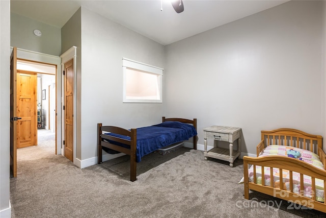 8340 Brief Rd, Mint Hill, NC 28227 - carpeted bedroom featuring baseboards and ceiling fan