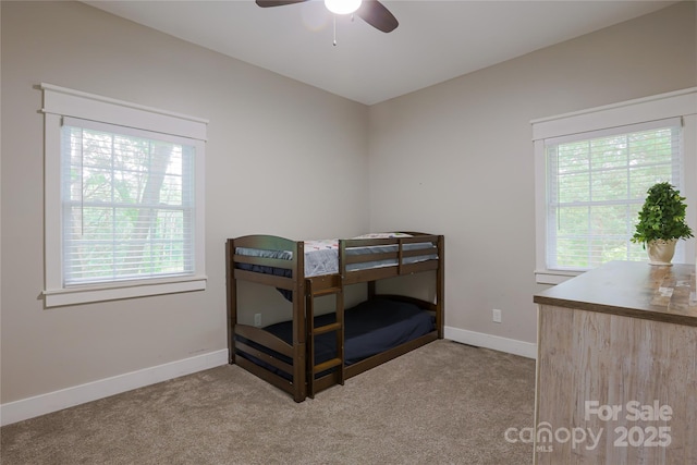 8340 Brief Rd, Mint Hill, NC 28227 - carpeted bedroom featuring baseboards and ceiling fan