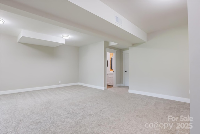 8340 Brief Rd, Mint Hill, NC 28227 - finished below grade area with light carpet and baseboards