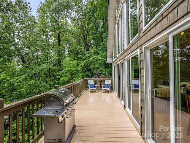 350 Mckissick Rd, Flat Rock, NC 28731 - view of wooden terrace