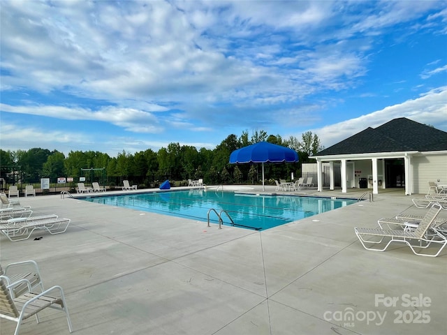 5005 Blue Serenity Ct, Denver, NC 28037 - community pool featuring a patio