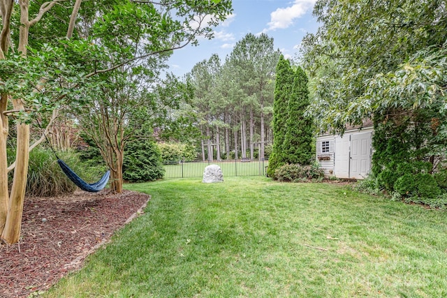 6057 Erie View Ct, Denver, NC 28037 - view of yard featuring an outbuilding