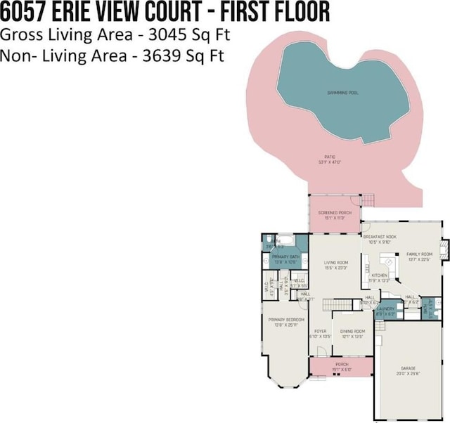 6057 Erie View Ct, Denver, NC 28037 - home floor plan