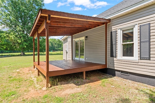 233 Sellars Rd, Kings Mountain, NC 28086 - deck featuring a lawn