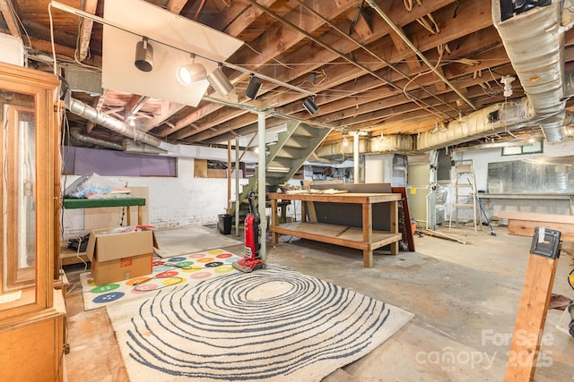 1400 Matheson Ave, Charlotte, NC 28205 - view of unfinished basement