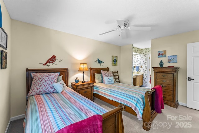 903 Independence Trl, Morganton, NC 28655 - carpeted bedroom featuring baseboards and a ceiling fan