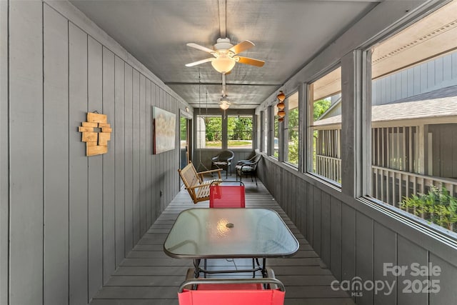 903 Independence Trl, Morganton, NC 28655 - sunroom featuring ceiling fan