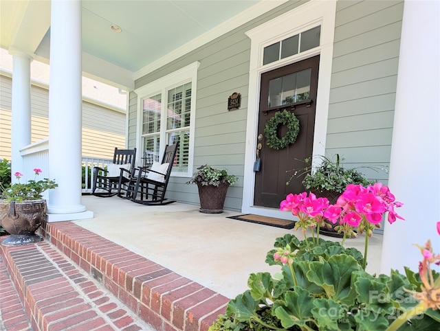 5424 Morris Hunt Dr, Fort Mill, SC 29708 - view of exterior entry with a porch