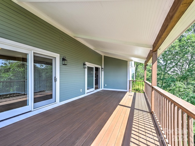 58 Randall Dr, Fairview, NC 28730 - view of wooden porch