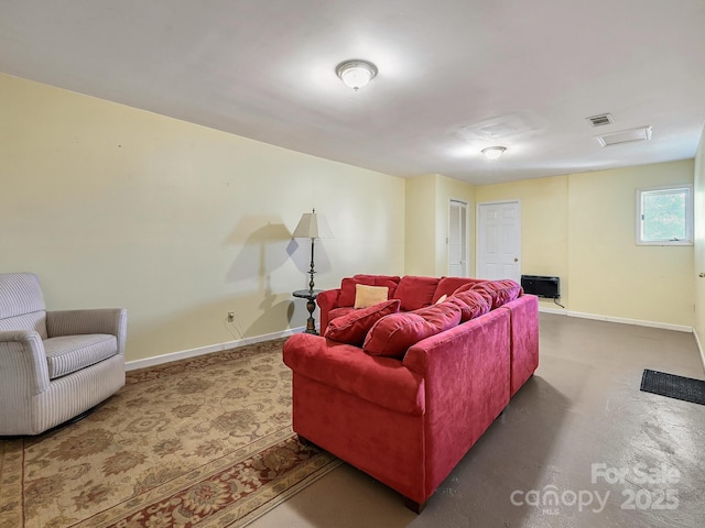 58 Randall Dr, Fairview, NC 28730 - carpeted living area featuring baseboards