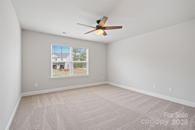 6712 W Sugar Creek Rd, Charlotte, NC 28269 - carpeted spare room with ceiling fan and baseboards