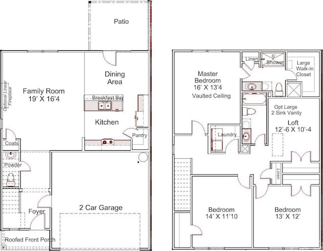 6712 W Sugar Creek Rd, Charlotte, NC 28269 - floor plan / room layout