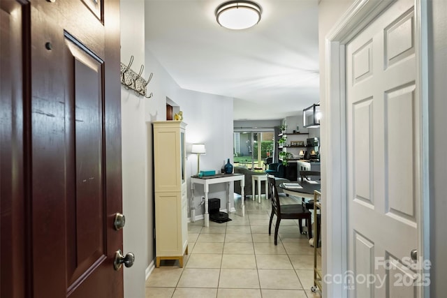 2533 Stockbridge Dr, Charlotte, NC 28210 - hallway with light tile patterned flooring and baseboards