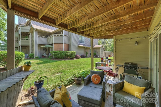 2533 Stockbridge Dr, Charlotte, NC 28210 - view of patio featuring area for grilling