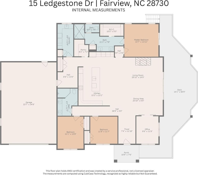 15 Ledgestone Dr, Fairview, NC 28730 - home floor plan