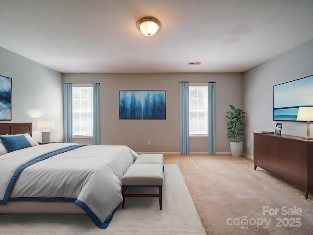 1023 Triece Ln, Charlotte, NC 28215 - bedroom with baseboards and light carpet