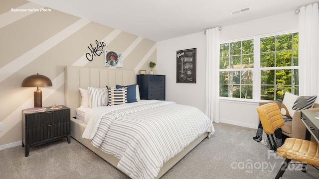 3734 Coleman Dr, Charlotte, NC 28215 - bedroom featuring light colored carpet and baseboards