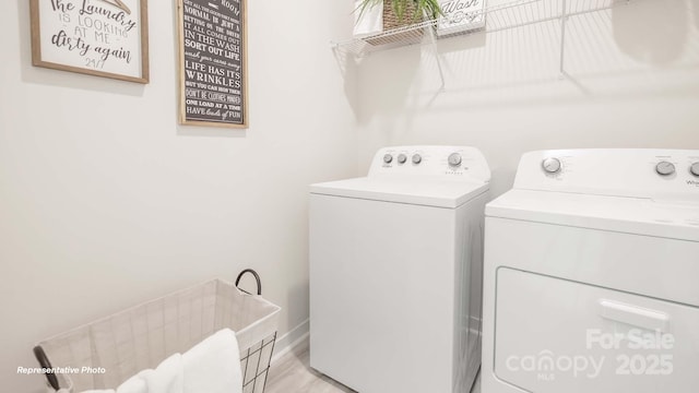 3734 Coleman Dr, Charlotte, NC 28215 - laundry area featuring separate washer and dryer