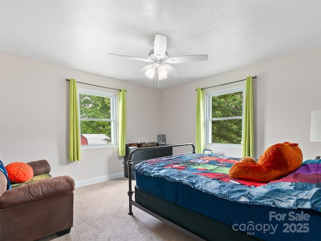 391 Ellen Ave, Canton, NC 28716 - carpeted bedroom with baseboards and ceiling fan