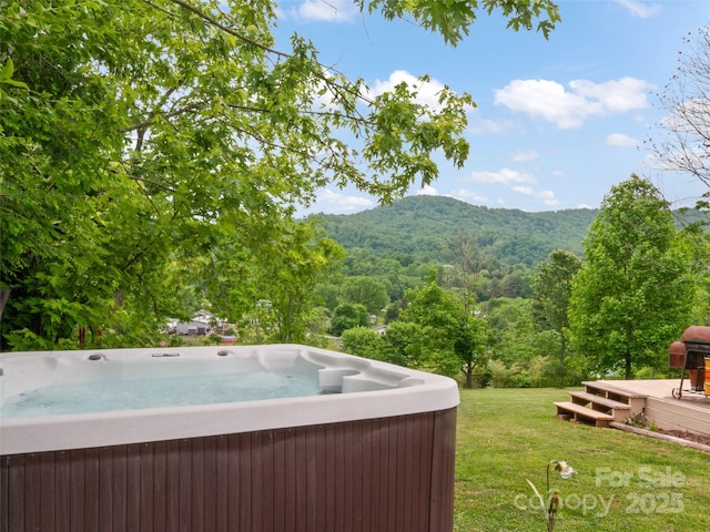 391 Ellen Ave, Canton, NC 28716 - view of mountain background featuring a forest