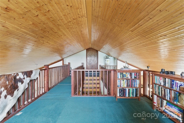 33 Faholoa Ridge Rd, Black Mountain, NC 28711 - bonus room with wood ceiling, carpet floors, lofted ceiling, and water heater