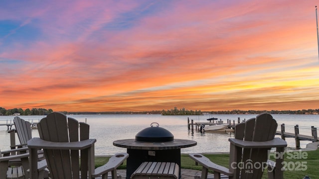 123 Sailview Rd, Mooresville, NC 28117 - dock area with a water view