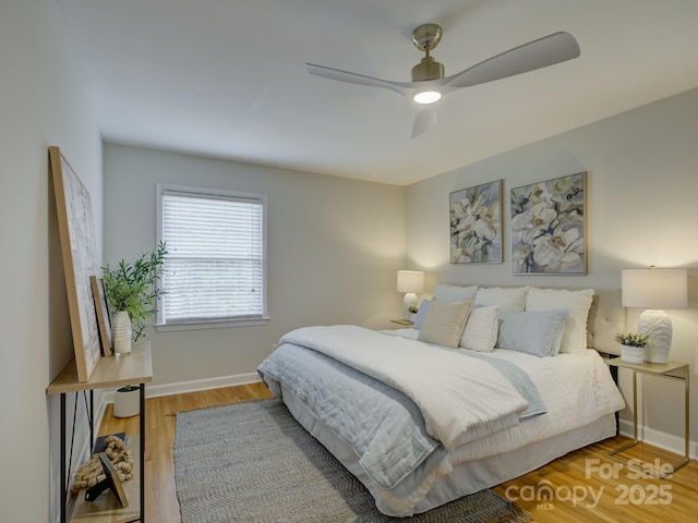 6116 Springhouse Ln, Charlotte, NC 28211 - bedroom featuring wood finished floors and a ceiling fan