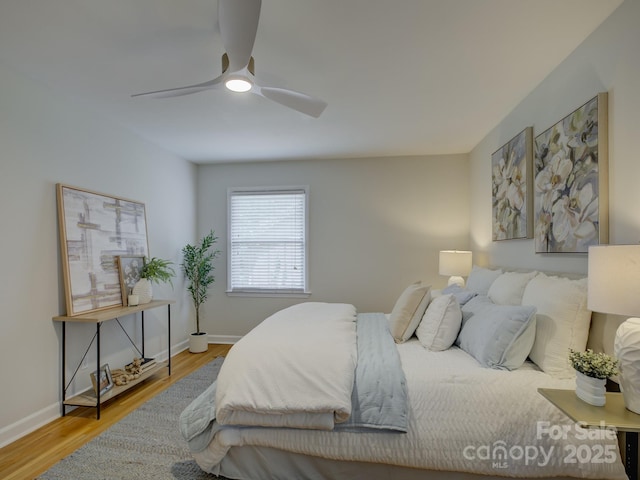 6116 Springhouse Ln, Charlotte, NC 28211 - bedroom featuring wood finished floors and a ceiling fan