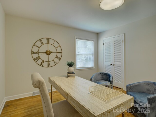6116 Springhouse Ln, Charlotte, NC 28211 - office space featuring light wood-type flooring and baseboards