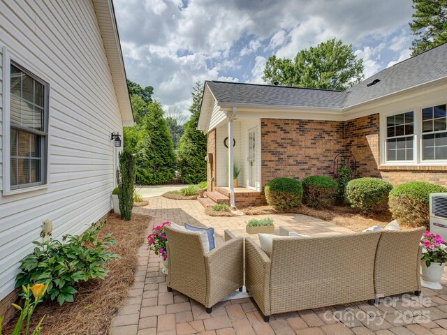 6116 Springhouse Ln, Charlotte, NC 28211 - view of patio / terrace with an outdoor living space