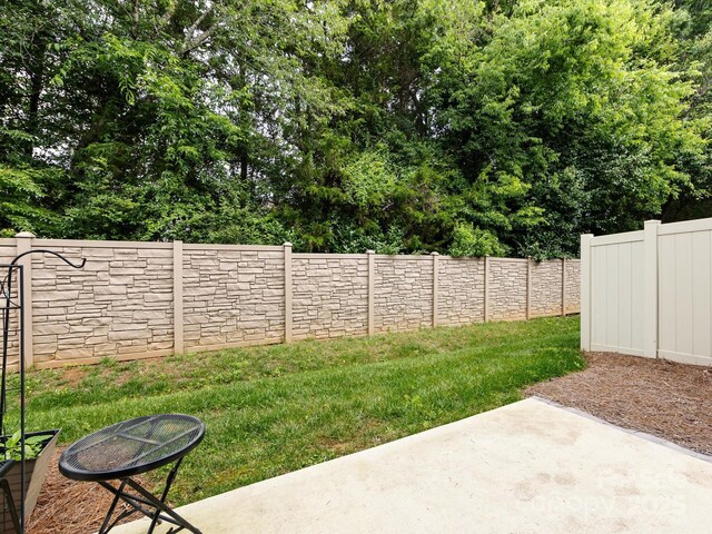 403 Park Meadows Dr, Matthews, NC 28104 - view of yard featuring a patio area and a fire pit
