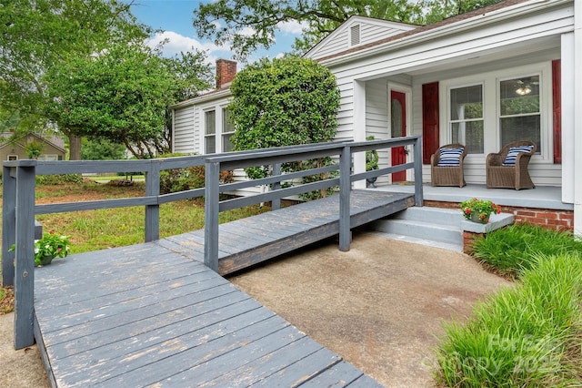 34 Admiral Ave SW, Concord, NC 28027 - view of wooden terrace