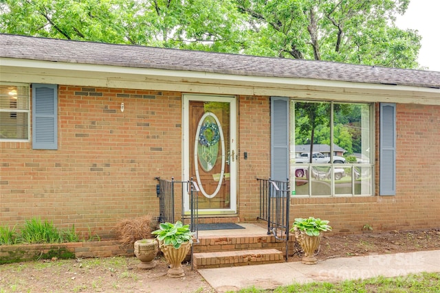 504 Amon Ln, Pineville, NC 28134 - view of exterior entry with brick siding