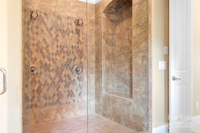 3204 Mcpherson St, Waxhaw, NC 28173 - bathroom with a tile shower