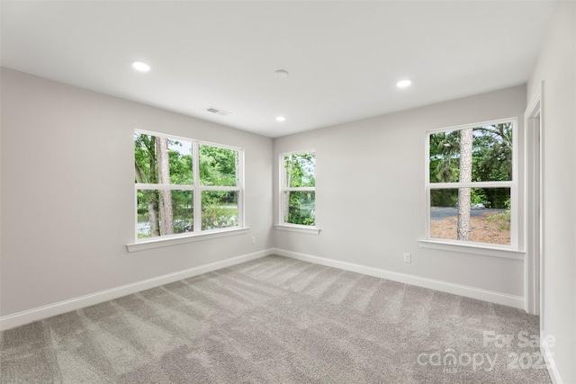 105 Spring Garden Dr, Gastonia, NC 28052 - carpeted empty room featuring baseboards and recessed lighting