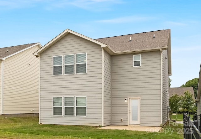 124 Canada Dr Unit 45, Statesville, NC 28166 - rear view of house featuring a patio and a yard