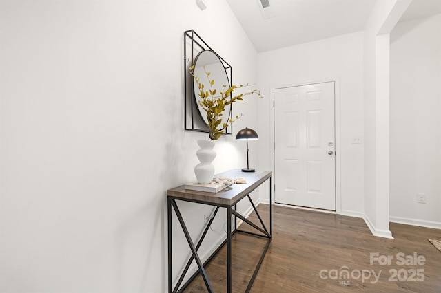 124 Canada Dr Unit 45, Statesville, NC 28166 - foyer featuring wood finished floors and baseboards