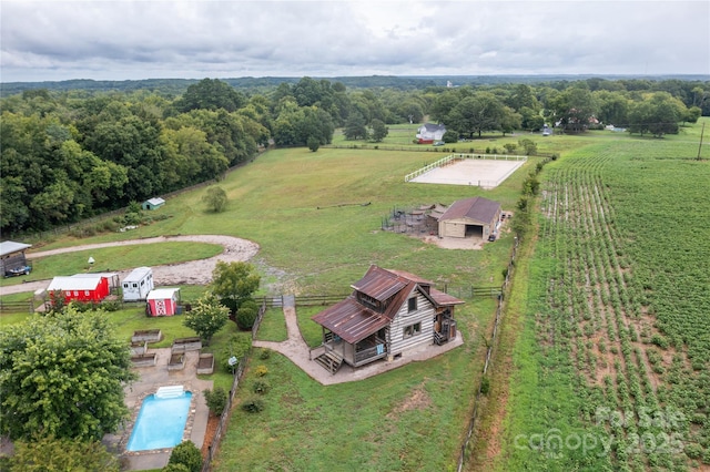 2310 Gill Jordan Rd, Chester, SC 29706 - aerial view of sparsely populated area with a pool area