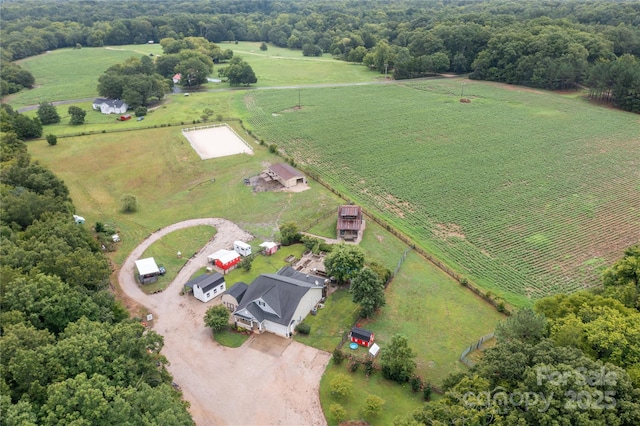 2310 Gill Jordan Rd, Chester, SC 29706 - aerial overview of property's location featuring rural landscape and agricultural land