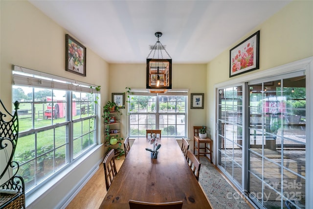 2310 Gill Jordan Rd, Chester, SC 29706 - dining room with wood finished floors