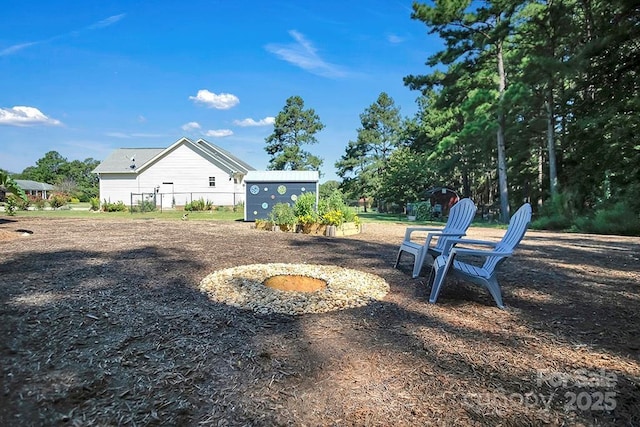 5016 Old Pine Ln, Cherryville, NC 28021 - view of yard