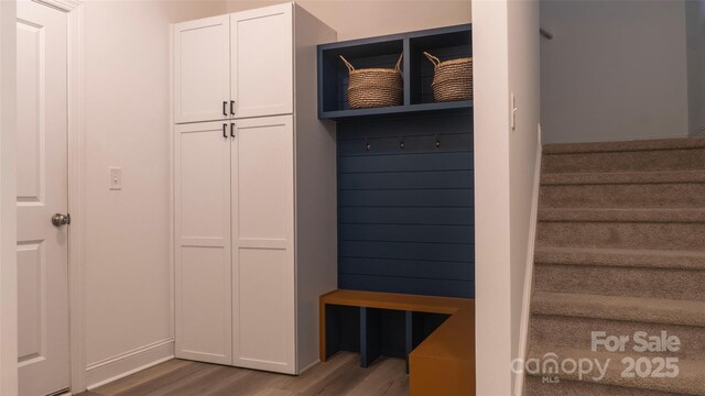 4710 Old Pageland Marshville Rd, Monroe, NC 28112 - mudroom with wood finished floors and baseboards