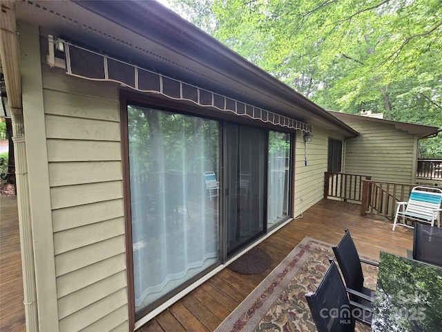 105 Bent Creek Blvd Unit 16, Lake Lure, NC 28746 - view of wooden terrace