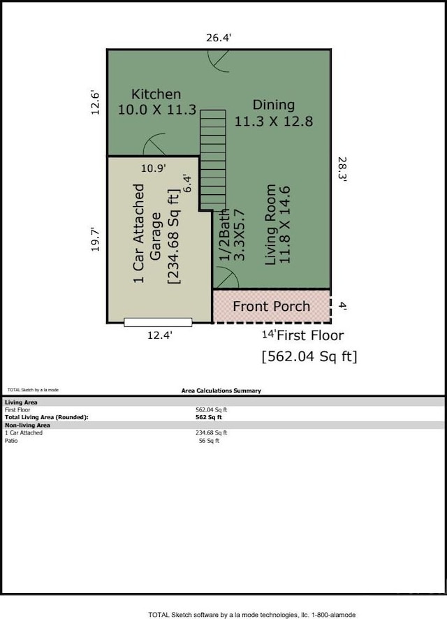 624 Cardwell Ln, Fletcher, NC 28732 - room layout